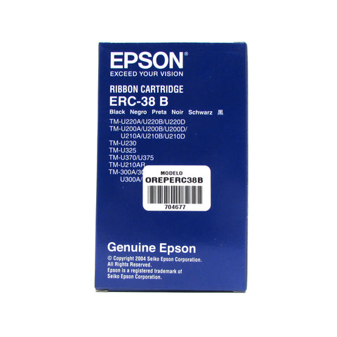 CINTA ORIGINAL EPSON ERC-38 B NEGRO