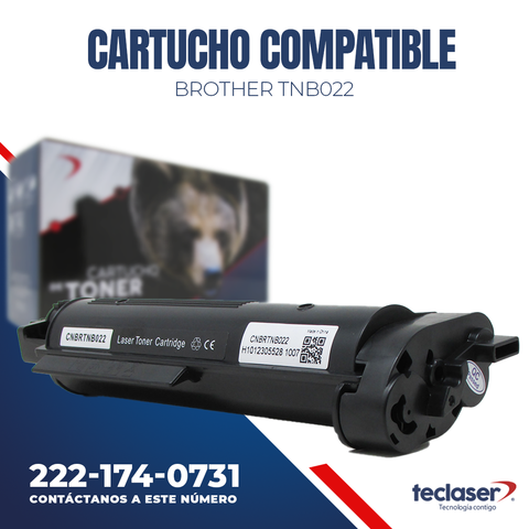 Cartucho de Toner compatible Nuevo  BROTHER TN B022 NEGRO
