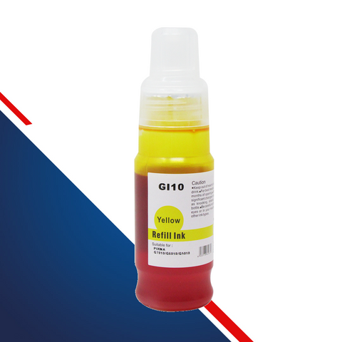 Botella de Tinta Compatible con Canon GI-10 AMARILLO