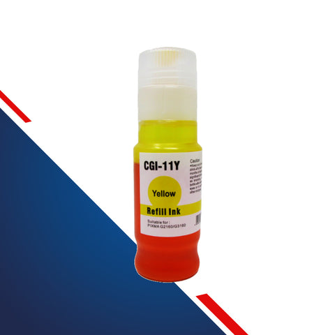 Botella de Tinta Compatible con Canon GI-11 AMARILLO