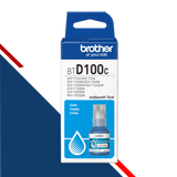 Botella de Tinta Original BROTHER BTD100C CYAN