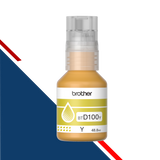 Botella de Tinta Original BROTHER BTD100Y YELLOW