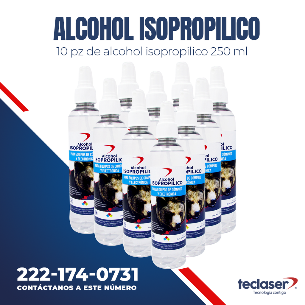 Alcohol isopropilico 250ml