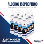 Kit de 10 piezas Alcohol Isopropílico 250ml