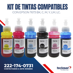 Pack de Botellas De Tinta Compatibles  T673 (6 Colores)