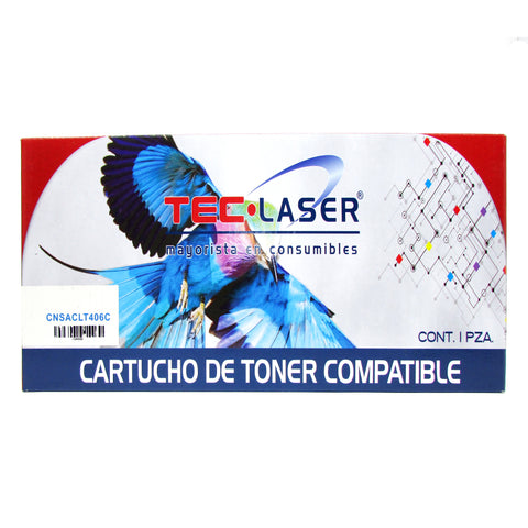 Cartucho de Toner compatible Nuevo para SAMSUNG C406S, CYAN