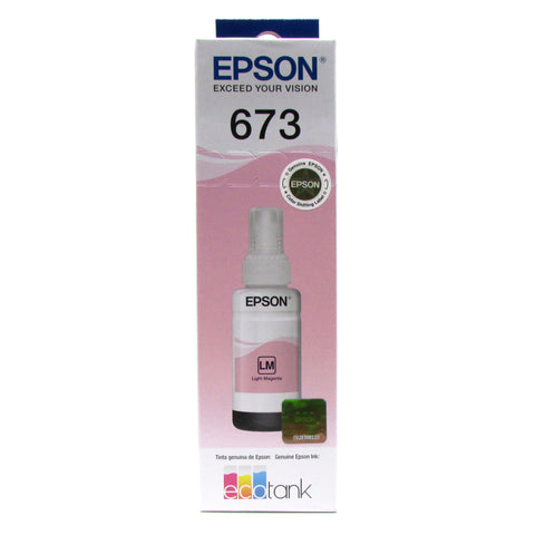 Botella de Tinta Original EPSON 673 MAGENTA CLARO